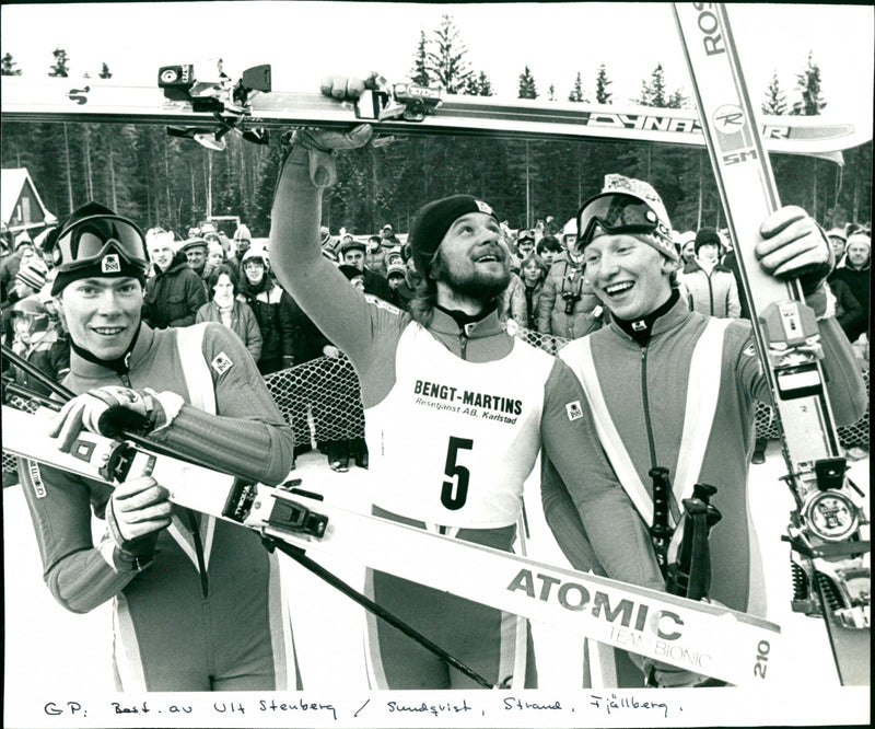 Jörgen Sundqvist, Stig Strand and Bengt Fjällberg - Vintage Photograph