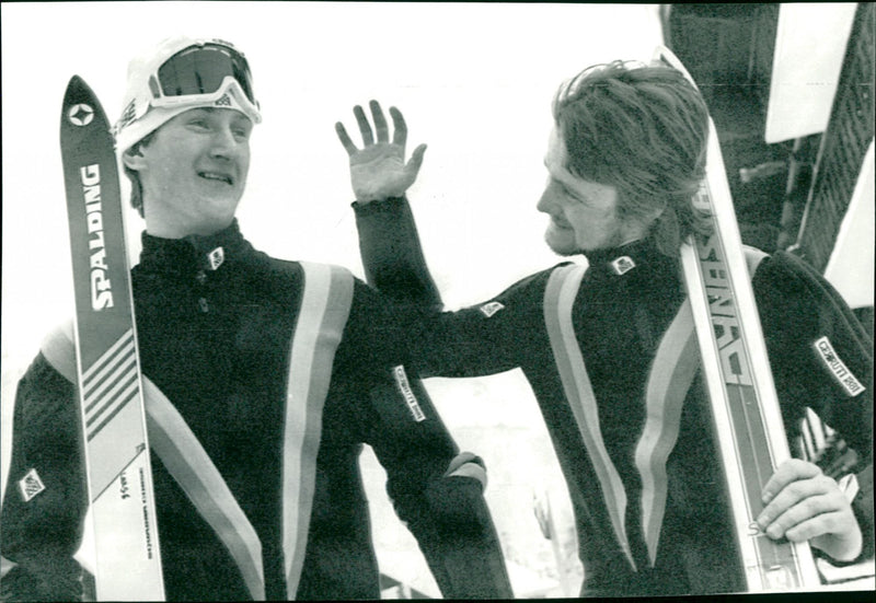 Lars-Göran Halvarsson och Stig Strand - Vintage Photograph