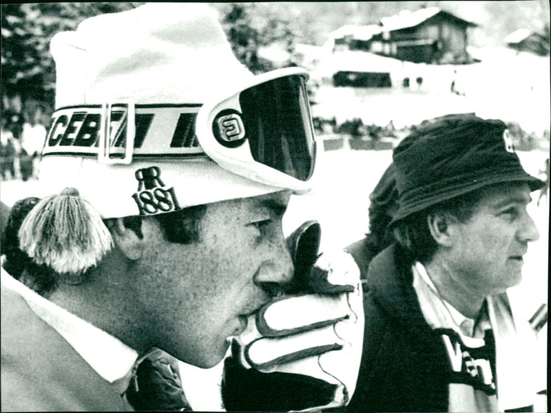 Ingemar Stenmark in Wengen - Vintage Photograph