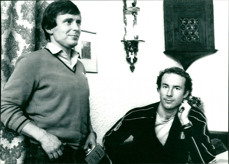 Lasse Kjällberg and Ingemar Stenmark - Vintage Photograph