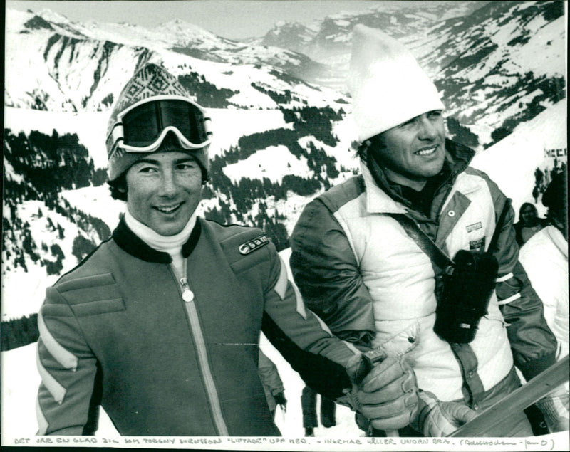 Ingemar Stenmark and Torgny Svensson - Vintage Photograph