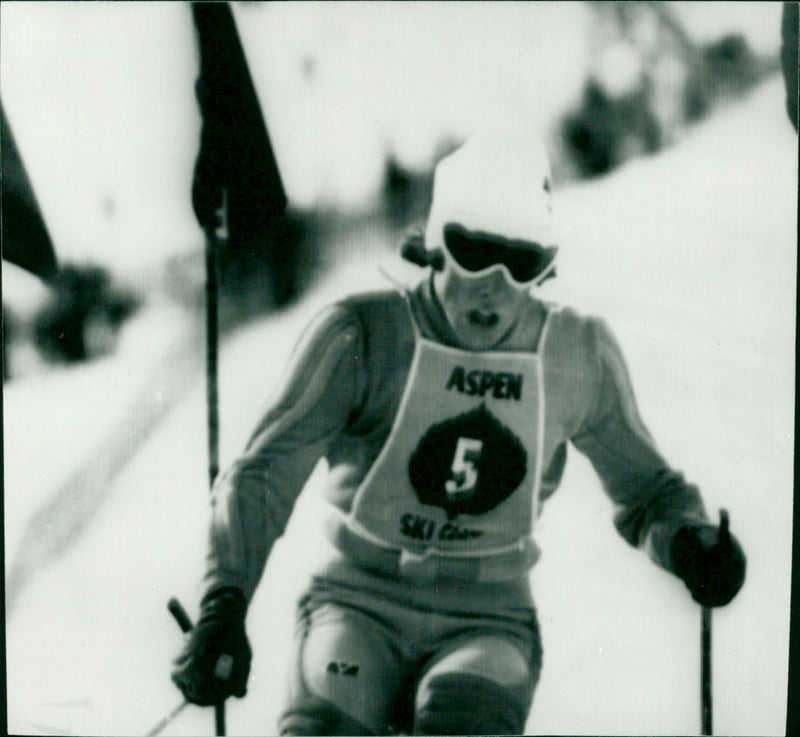 Ingemar Stenmark in Aspen - Vintage Photograph