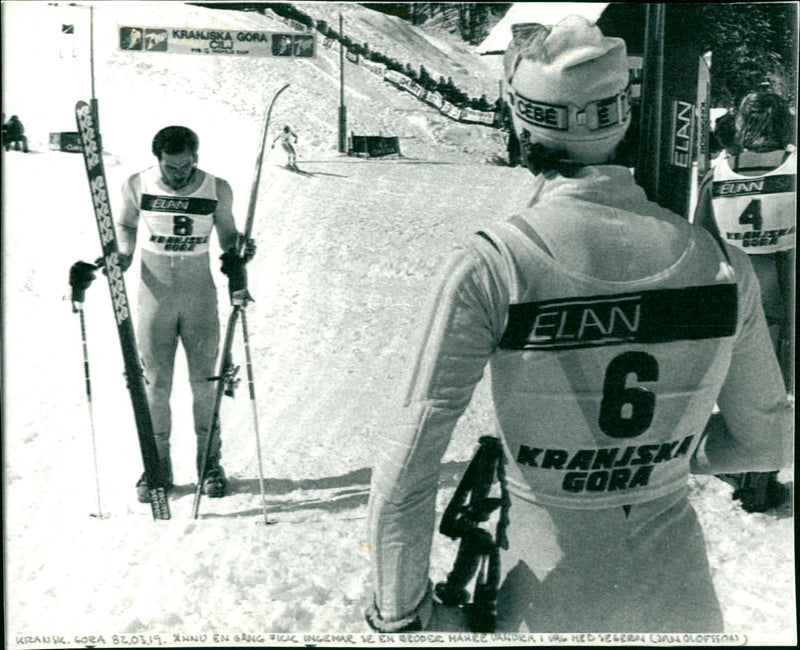 Ingemar Stenmark in Kranjska Gora - Vintage Photograph