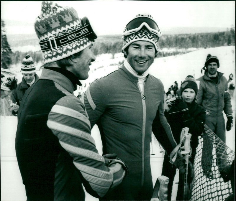 Ingemar Stenmark and Torsten Jakobsson - Vintage Photograph