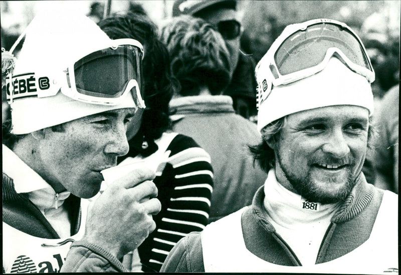 Ingemar Stenmark and Stig Strand - Vintage Photograph