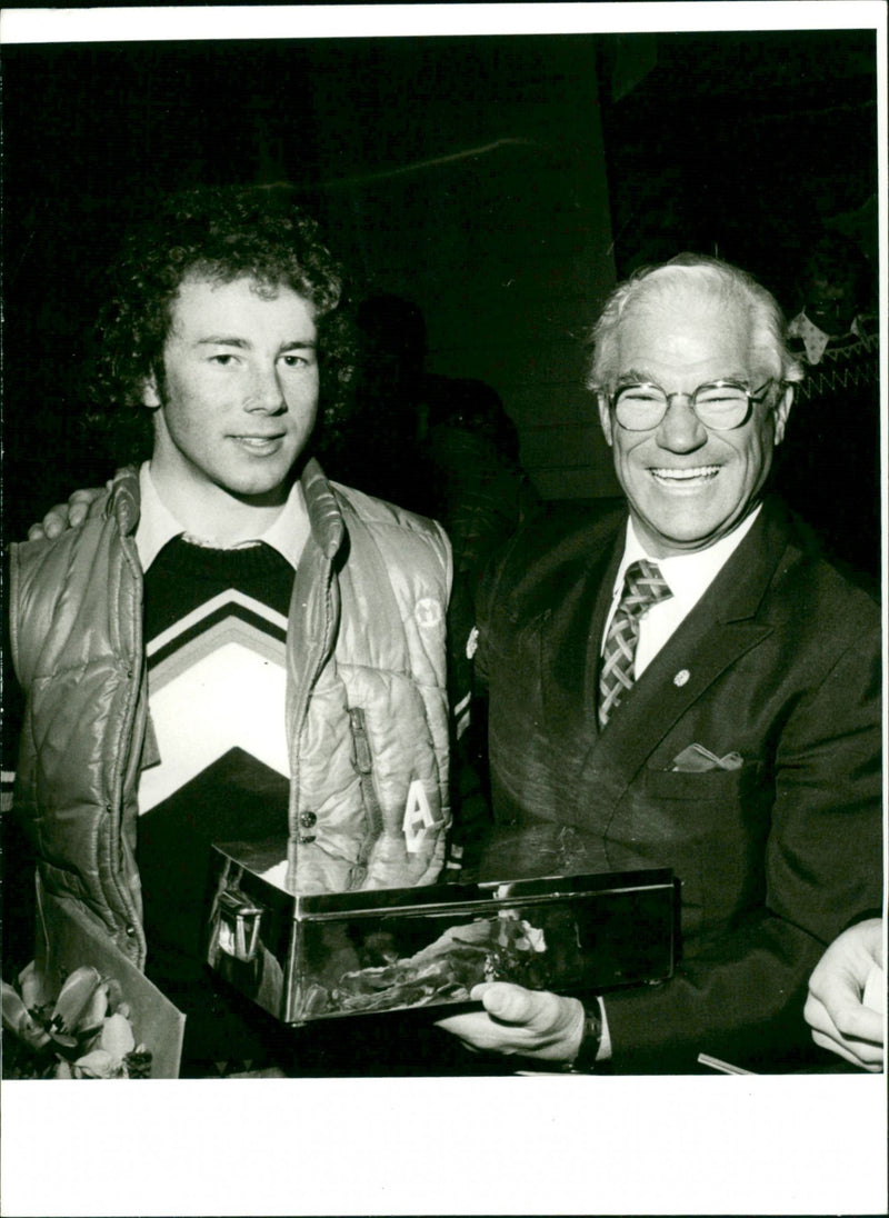 Ingemar Stenmark och Lennart Brunnhage - Vintage Photograph