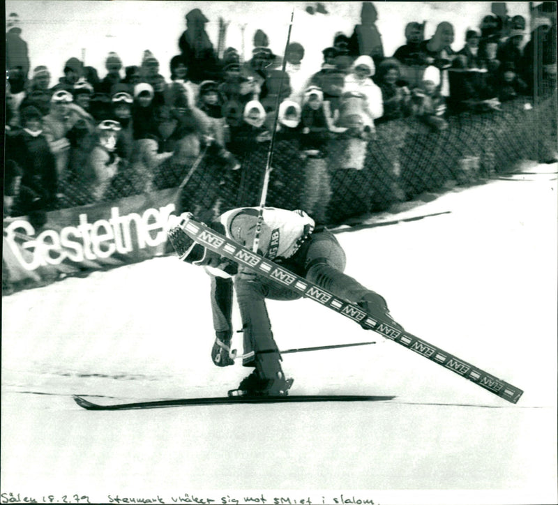 Ingemar Stenmark, SM slalom in Sälen - Vintage Photograph
