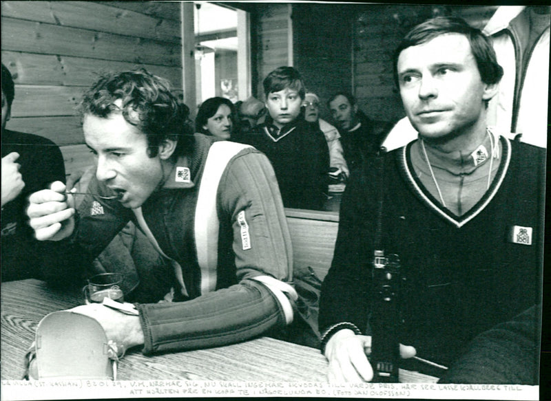 Ingemar Stenmark and Lasse Kjällberg - Vintage Photograph