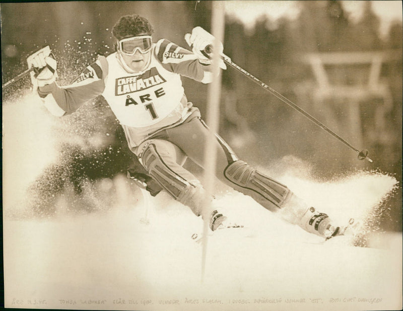 Alberto Tomba - Vintage Photograph