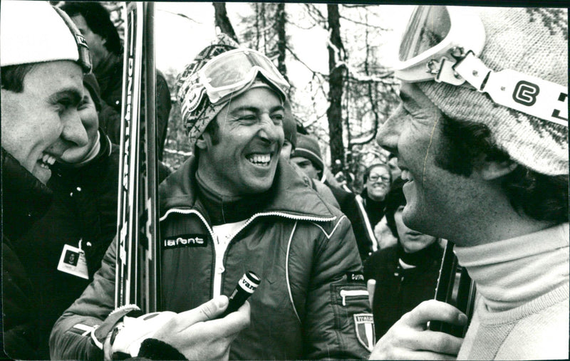 Gustav Thöni and Ingemar Stenmark - Vintage Photograph