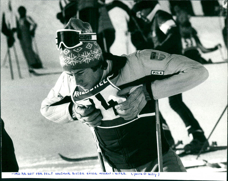 Ingemar Stenmark in Kitzbühel - Vintage Photograph