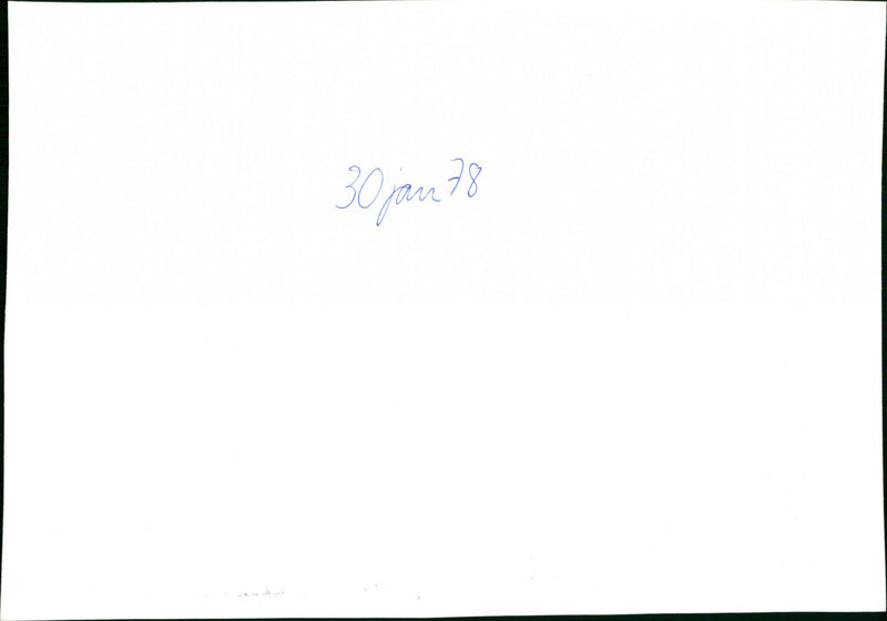 Ingemar Stenmark smiles when a skier model 1930 showed up - Vintage Photograph