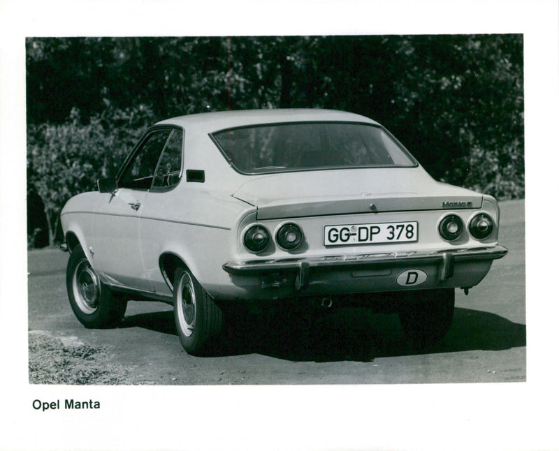 1973 Opel Manta S - Vintage Photograph