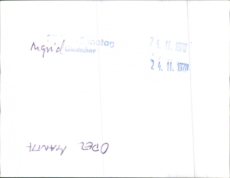 1971 Opel Manta - Vintage Photograph