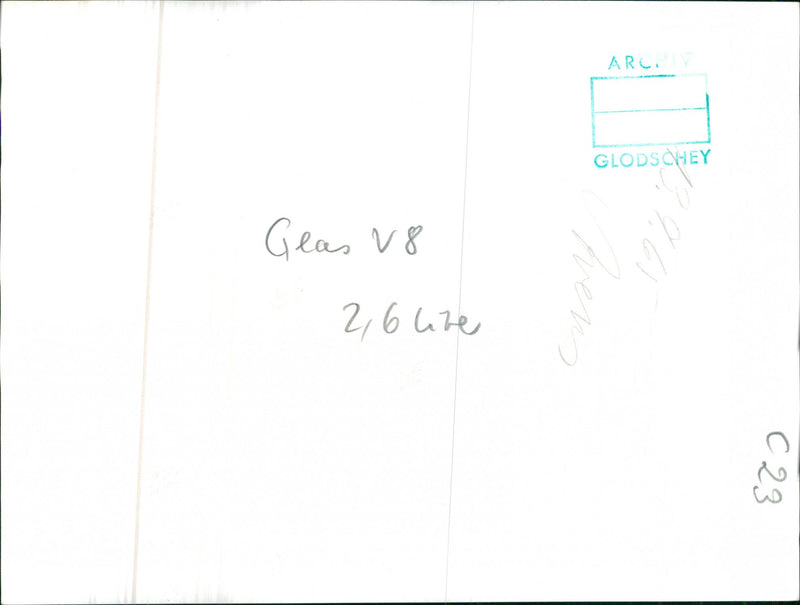 Glas V8 2.6 liter - Vintage Photograph