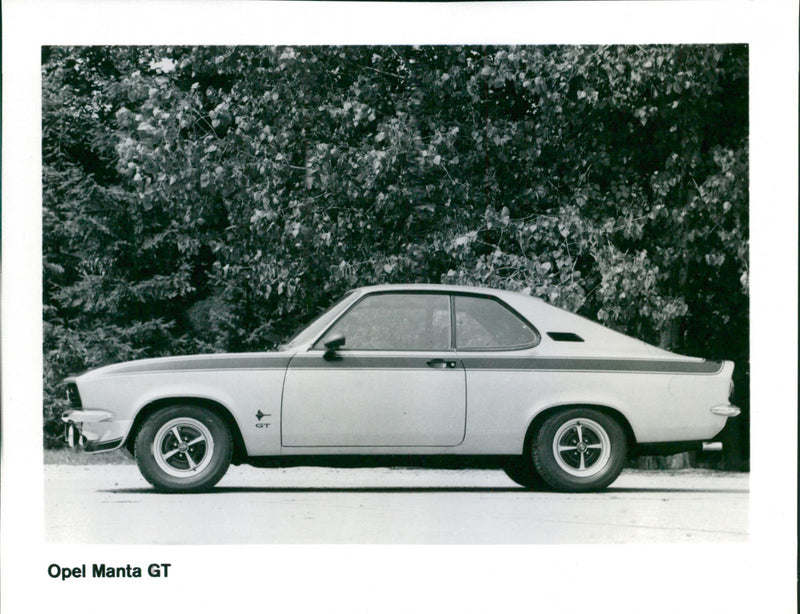 1973 Opel Manta GT - Vintage Photograph