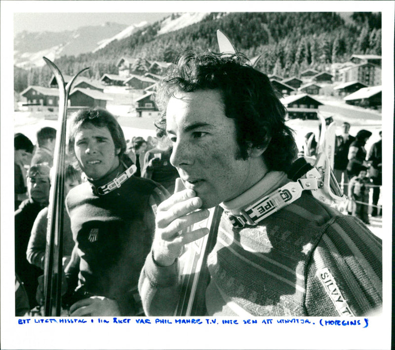 Phil Mahre and Ingemar Stenmark - Vintage Photograph