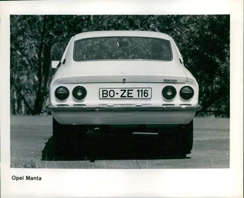 1973 Opel Manta - Vintage Photograph