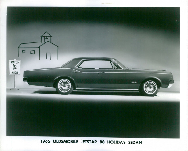 1965 Oldsmobile Jetstar 88 Holiday Sedan - Vintage Photograph