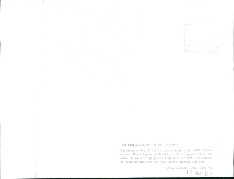 GLAS 1304 CL - Vintage Photograph