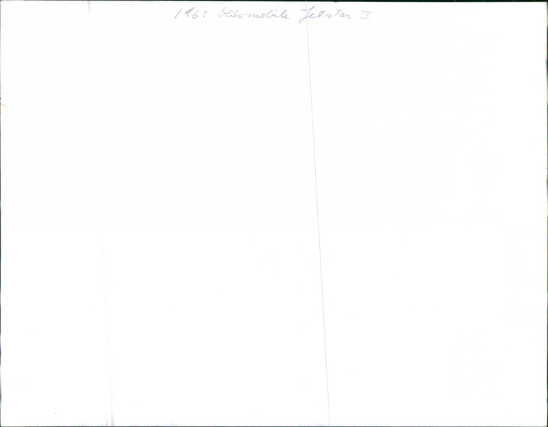 1965 Oldsmobile Jetstar I - Vintage Photograph