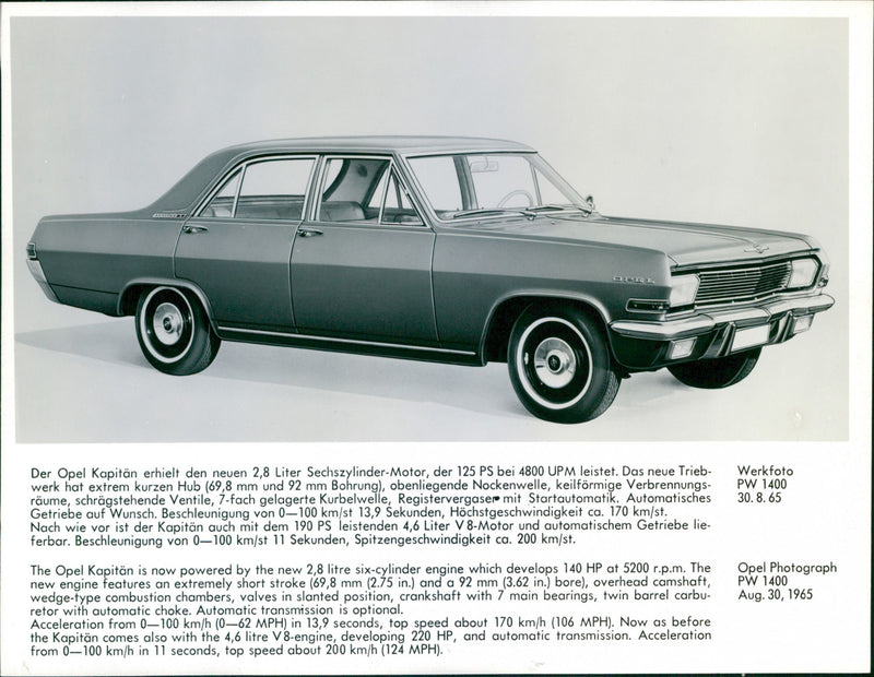 Opel Kapitän - Vintage Photograph