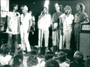 1983 MUSIC LOCAL GROUPS SANDSTROM ANN AND JUU VICEDELE RYDMAN SAUQ WIKLUSE ASTRI - Vintage Photograph