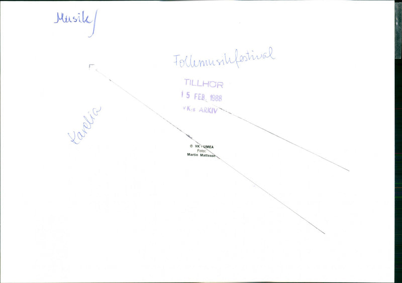 Folk music festival Karelia - Vintage Photograph