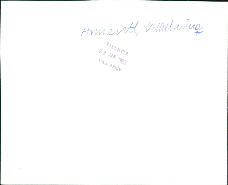 Armzvett, music group from Vilhelmina - Vintage Photograph