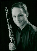 Bengt Sandström, clarinetist musician - Vintage Photograph