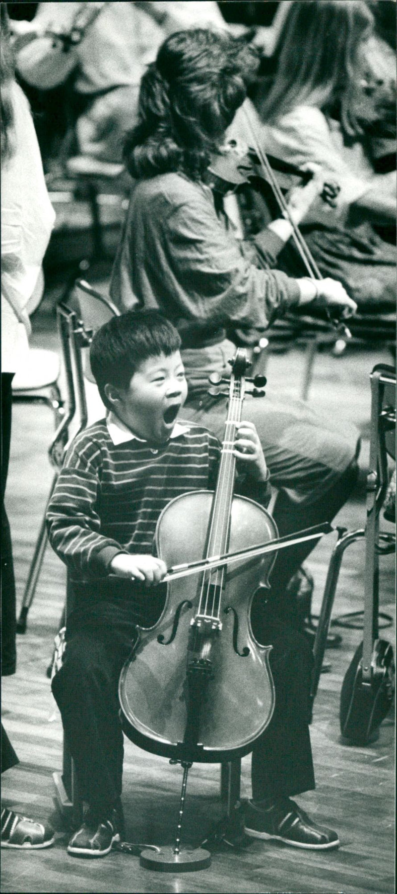 Umeå Municipal Music School's suzuki group - Vintage Photograph