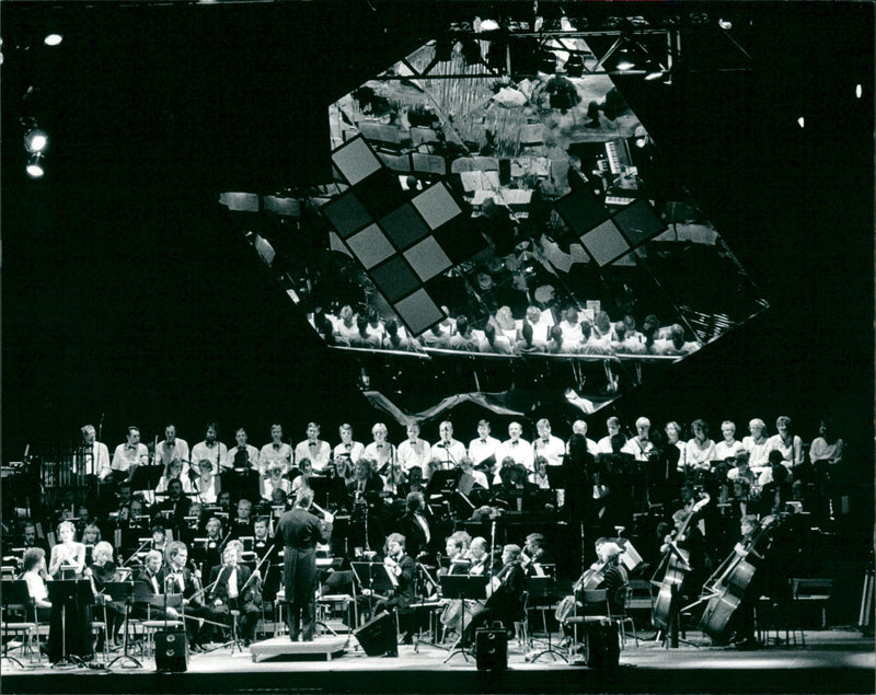 Concert Skellefteå, Chess - Vintage Photograph