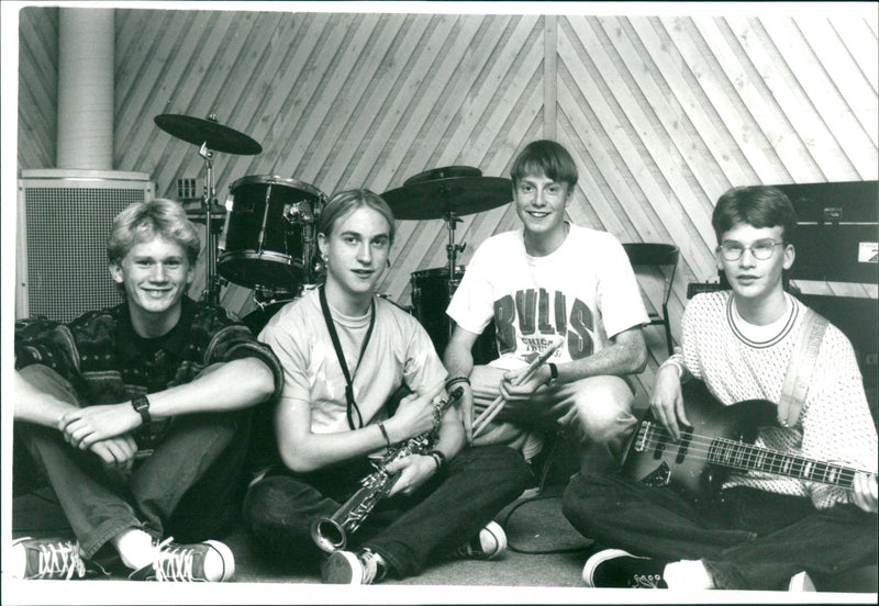 The music group Zogodash - Vintage Photograph