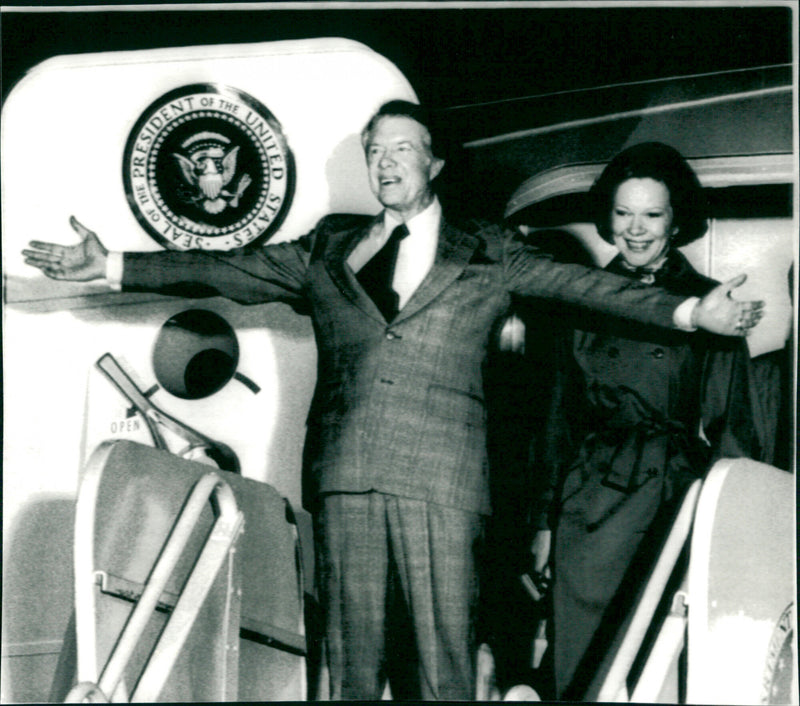 Jimmy Carter och Rosalynn Carter - Vintage Photograph