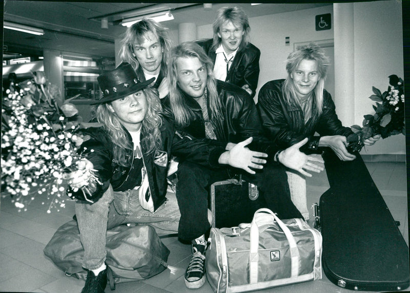 Angel, music group Umeå - Vintage Photograph