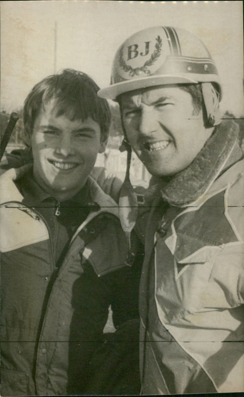 Berth Johansson & son Magnus - Vintage Photograph