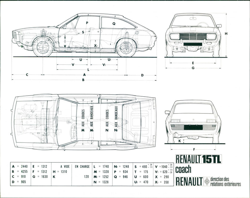 Renault 15 TL - Vintage Photograph