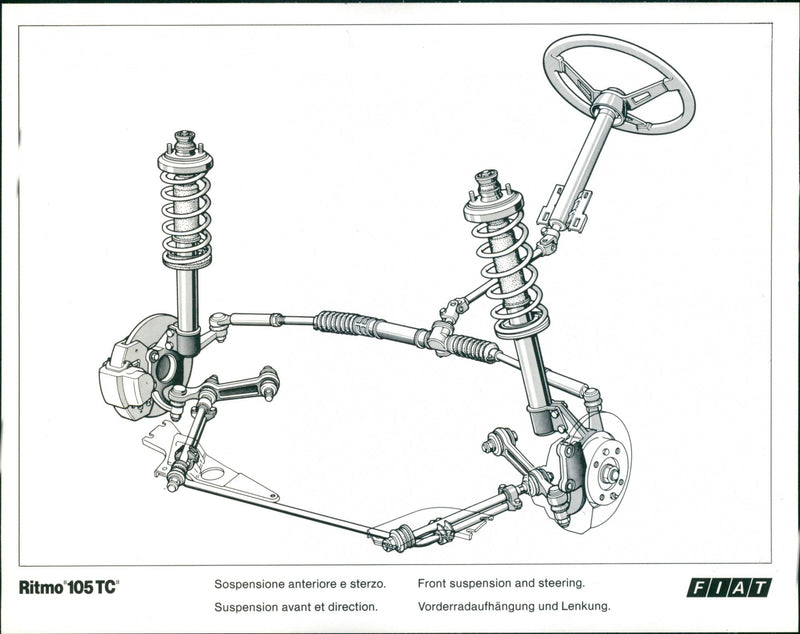 Fiat Ritmo 105 TC - Vintage Photograph