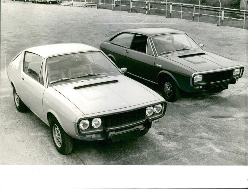 Renault 15 and Renault 17 - Vintage Photograph
