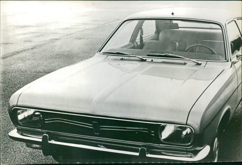 Car hood of Chrysler 180 - Vintage Photograph