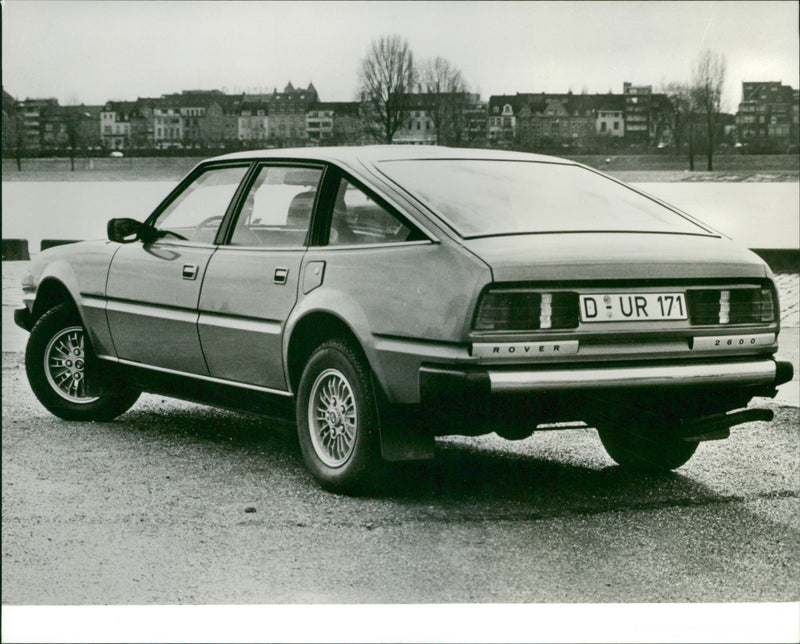 A side-view of Rover 2600 - Vintage Photograph