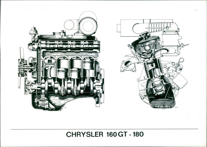 Details of Chrysler 160 - 160 GT - 180 - Vintage Photograph