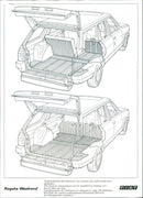 A view of rear side of the Regata Weekend car. - Vintage Photograph