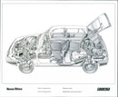 Nuova Ritmo car components - Vintage Photograph