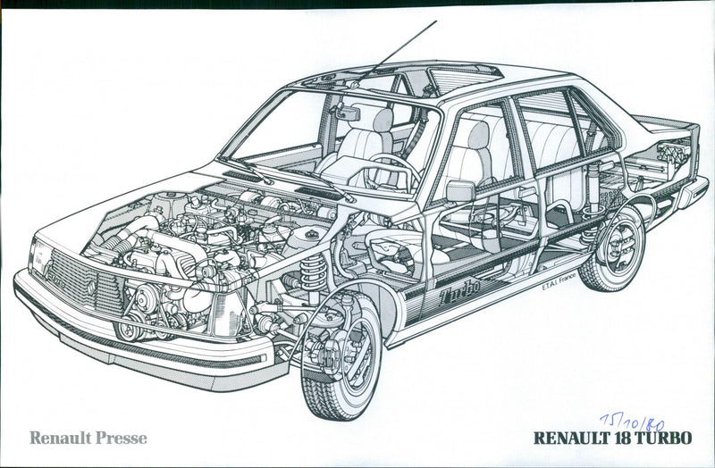 Renault 18 Turbo - Vintage Photograph