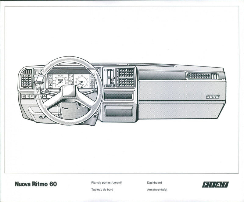 Fiat Nuova Ritmo 60 - Vintage Photograph