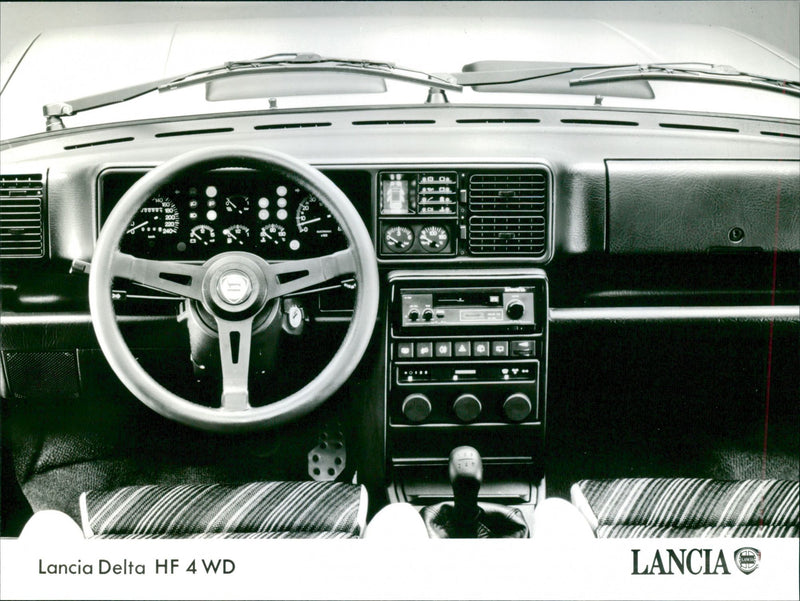 Lancia Delta HF 4 WD's dashboard - Vintage Photograph