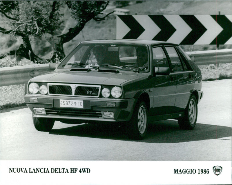 1986 Lancia Delta HF 4WD - Vintage Photograph