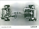 Lancia Delta HF 4 WD's powertrain - Vintage Photograph