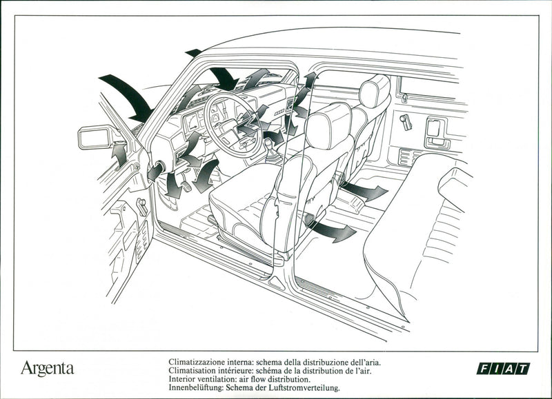 Fiat Argenta - Vintage Photograph